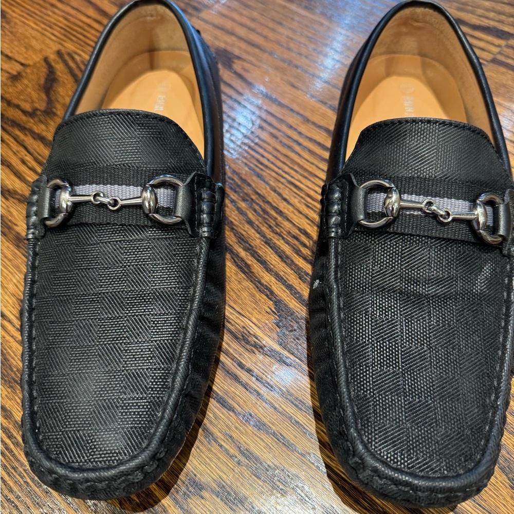 Bruno Marc Men's Black Loafers 8 1/2